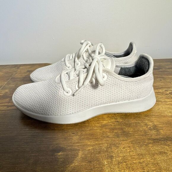 Allbirds Shoes Womens 8 White Tree Runner Trainers Comfort Sneakers - Picture 6 of 11